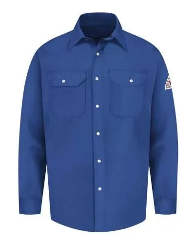 Bulwark SES2L Snap-Front Uniform Shirt - EXCEL FR® Long Sizes