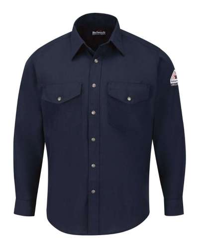 Bulwark SNS2L Snap-Front Uniform Shirt - Nomex® IIIA - 4.5 oz. - Long Sizes