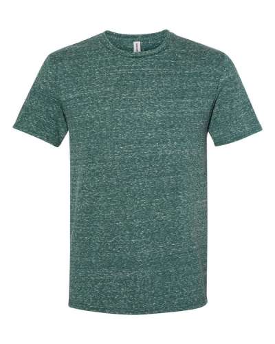 JERZEES 88MR Snow Heather Jersey Crew T-Shirt