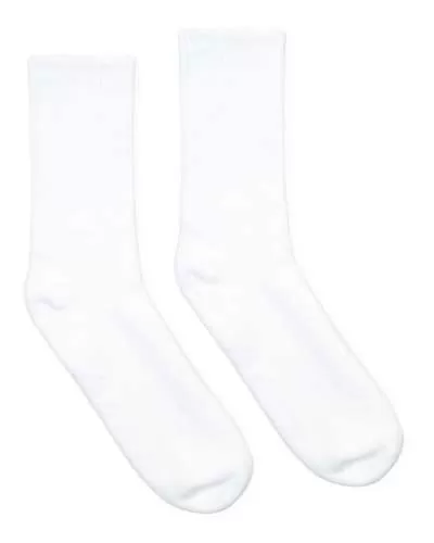 SOCCO SC200 USA-Made Solid Crew Socks