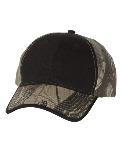 Kati LC102 Solid Front Camo Back Cap