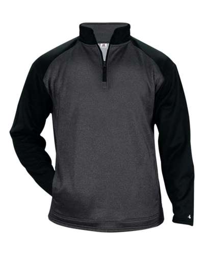 Badger 1485 Sport Heather Tonal 1/4 Zip