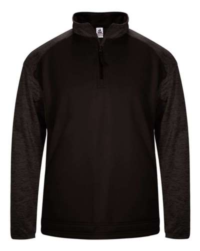 Badger 1488 Sport Tonal Blend Fleece Long Sleeve Quarter-Zip