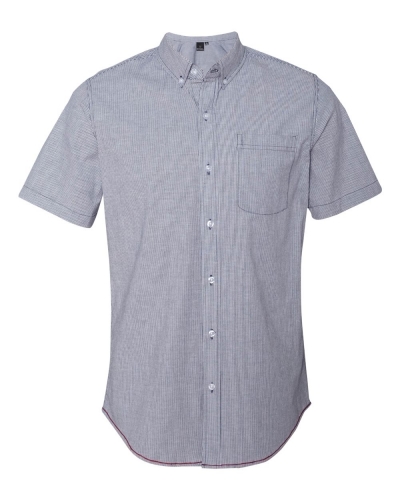 Burnside 9259 Stretch-Stripe Short Sleeve Shirt
