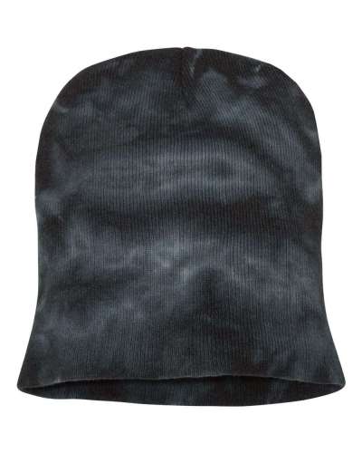 Dyenomite 870VR Tie-Dyed 12 Inch Knit Beanie