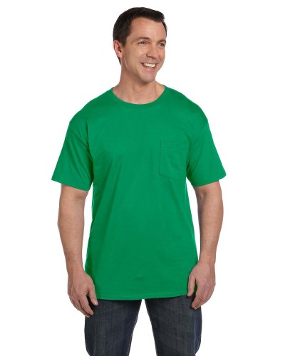 Hanes 5190P Adult Beefy-T with Pocket