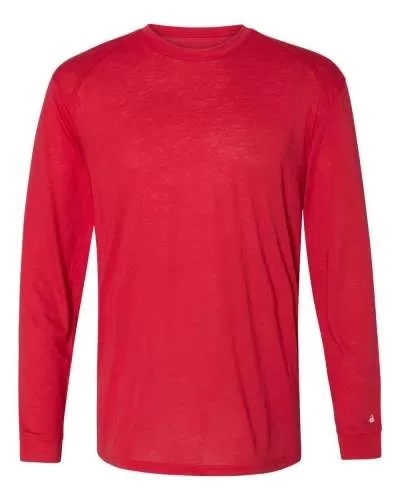 Badger 4944 Triblend Performance Long Sleeve T-Shirt