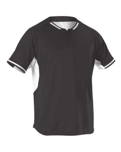 Alleson Athletic A00013 Two Button Baseball Jersey