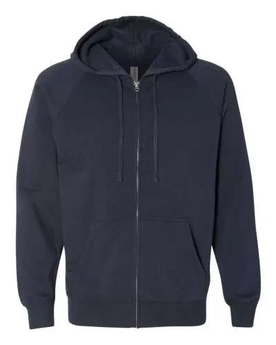 Independent Trading Co. PRM33SBZ Special Blend Raglan FULL-Zip Hooded Sweatshirt