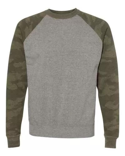 Independent Trading Co. PRM30SBC Special Blend Crewneck Raglan Sweatshirt