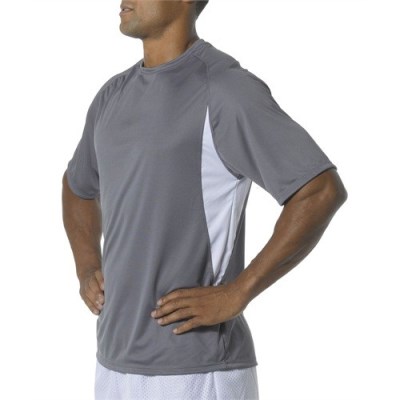 A4 N3181 Men's Cooling Performance Color Blocked T-Shirt