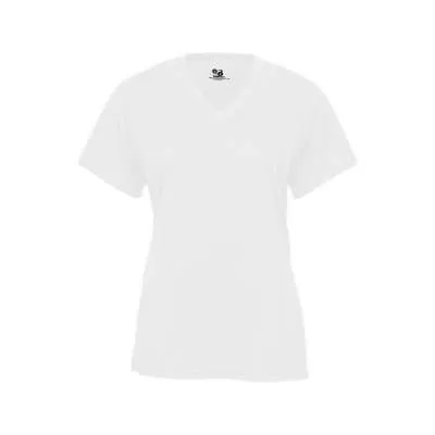 Badger 4962 Women’s Triblend Performance V-Neck Short Sleeve T-Shirt