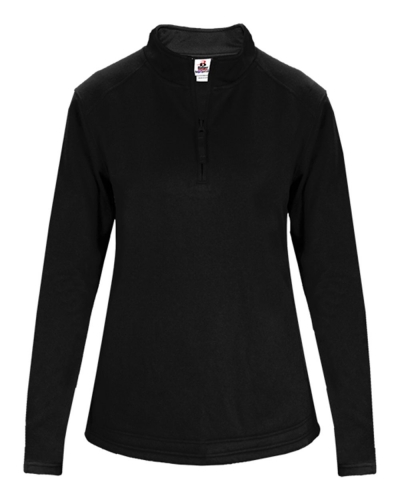 Badger 1486 Women's 1/4 Zip Poly Fleece Pullover