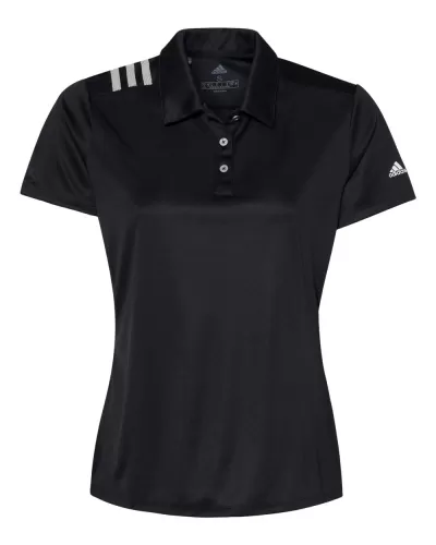 Adidas A325 Women's 3-Stripes Shoulder Polo