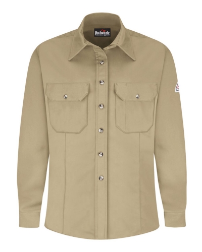 Bulwark SLU3 Women's Dress Uniform Shirt - EXCEL FR® ComforTouch
