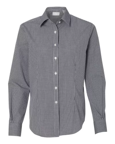Van Heusen 13V0226 Women's Gingham Check Shirt