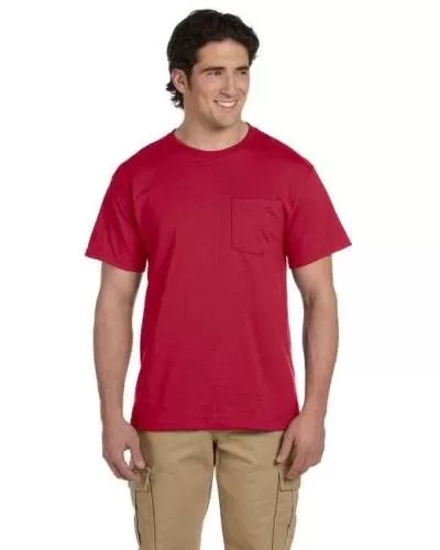 Jerzees 29P Adult DRI-POWER ACTIVE Pocket T-Shirt
