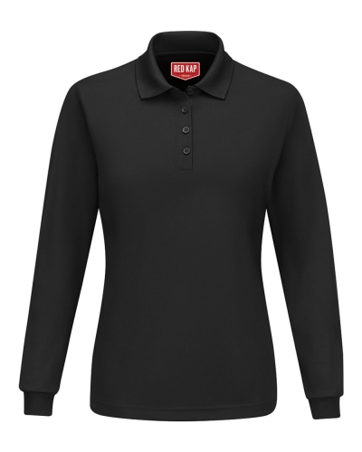 Red Kap SK7L Women's Long Sleeve Performance Knit Polo