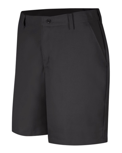 Red Kap PT27 Women's Plain Front Shorts, 8 Inch Inseam