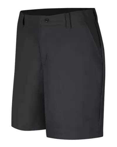 Red Kap PT27 Women's Plain Front Shorts, 8 Inch Inseam