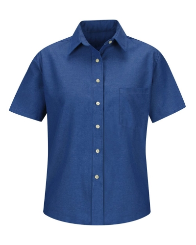 Red Kap SR65 Women's Short Sleeve Oxford Dress Shirt