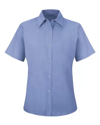 Red Kap SP25 Women's Short Sleeve Specialized Pocketless Work Shirt