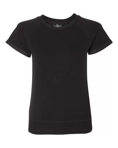 Boxercraft R32 Women's Sweetheart French Terry Short Sleeve Pullover