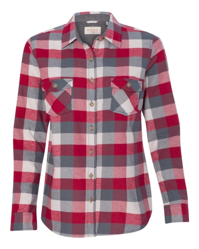 Weatherproof W164761 Women's Vintage Brushed Flannel Long Sleeve Shirt