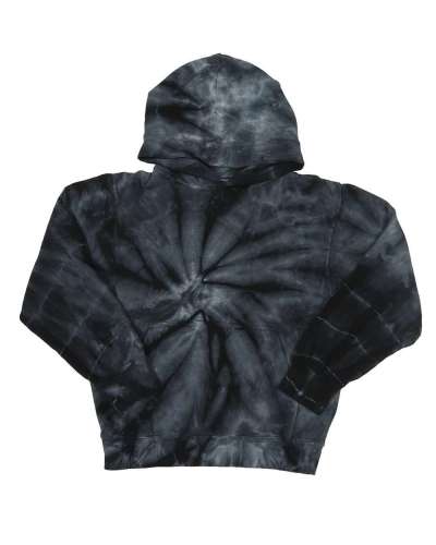 Dyenomite 854BCY Youth Cyclone Tie-Dyed Hooded Sweatshirt