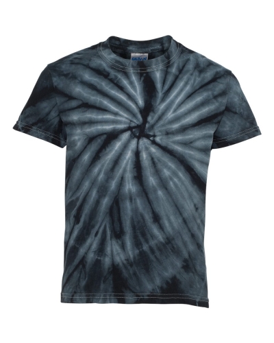 Dyenomite 20BCY Youth Cyclone Pinwheel Tie-Dyed T-Shirt