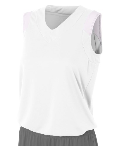 A4 NW2340 Ladies' Moisture Management V Neck Muscle Shirt