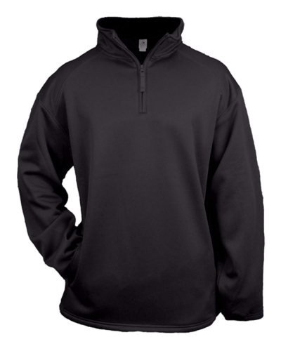 Badger 2480 Youth Quarter Zip Poly Fleece Pullover