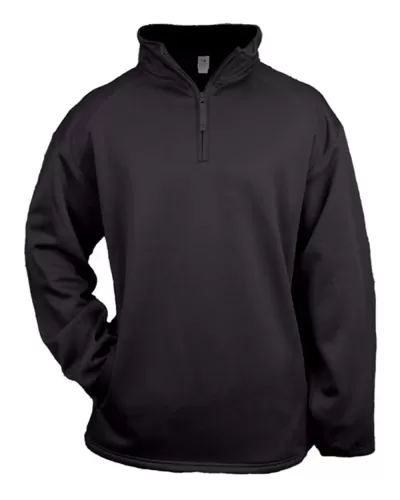 Badger 2480 Youth Quarter Zip Poly Fleece Pullover