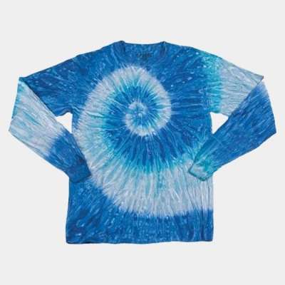 Dyenomite 24BRP Youth Ripple Tie Dye Long Sleeve