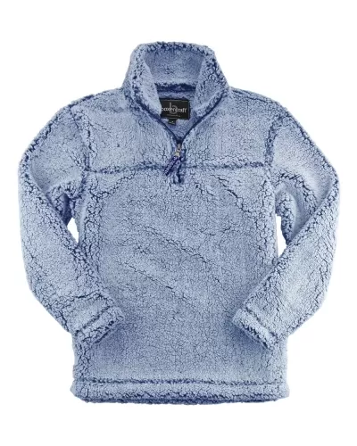 Boxercraft YQ10 Youth Sherpa Quarter-Zip Pullover