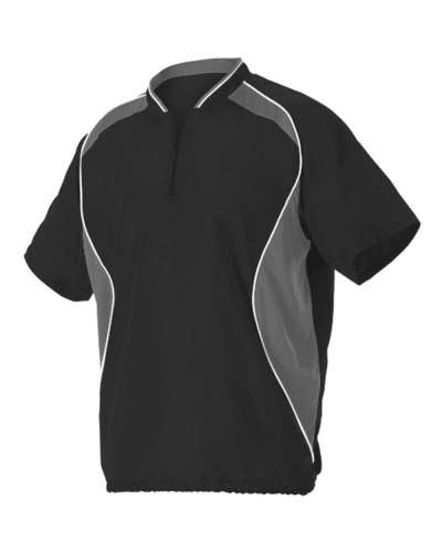 Alleson Athletic A00004 Youth Short Sleeve Baseball Batters Jacket