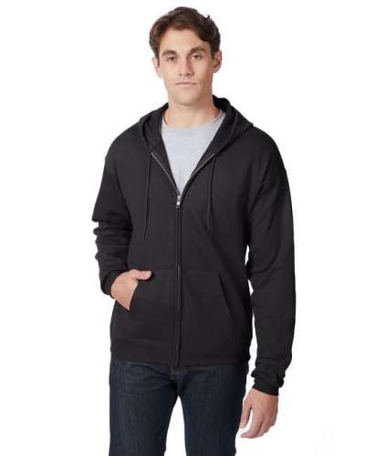 Hanes P180 Adult EcoSmart 50/50 Full-Zip Hood