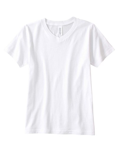 Bella + Canvas 3005Y Youth Jersey Short-Sleeve V-Neck T-Shirt