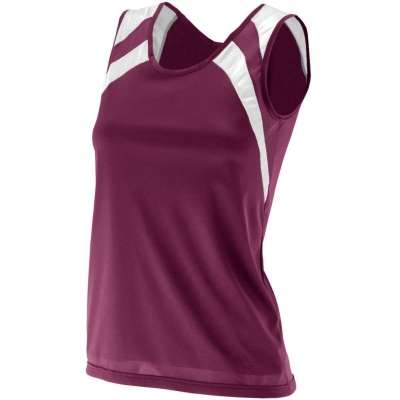 Augusta Sportswear 313 Ladies Wicking Tank With Shoulder Insert