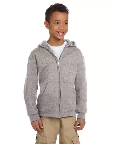 Champion S890 Youth Eco 9 oz. 50/50 Full-Zip Hood