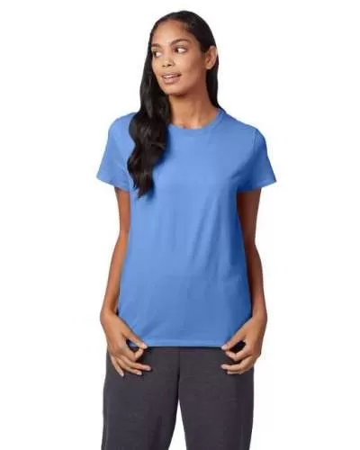 Hanes SL04 Ladies' 4.5 oz. 100% Ringspun Cotton Nano-T T-Shirt