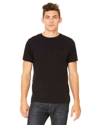 Bella + Canvas 3021 Men's Jersey Short-Sleeve Pocket T-Shirt