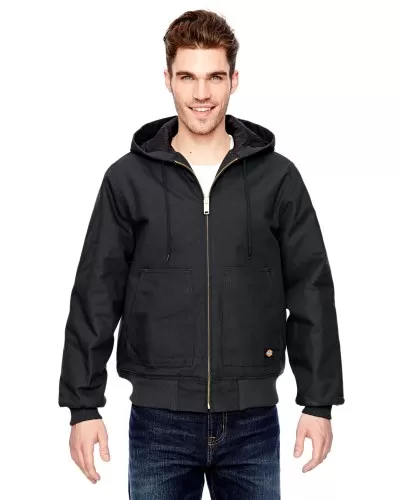 Dickies TJ718 Men's 10 oz. Hooded Duck Jacket