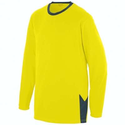 Augusta Sportswear 1717 Block Out Long Sleeve Jersey