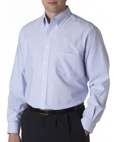 Van Heusen VH56800 Men's Long-Sleeve Wrinkle-Resistant Oxford