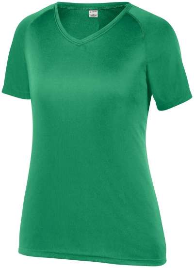 Augusta Sportswear 2793 Girls Attain Raglan Sleeve Wicking Tee