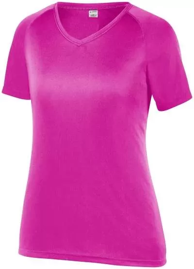 Augusta Sportswear 2793 Girls Attain Raglan Sleeve Wicking Tee