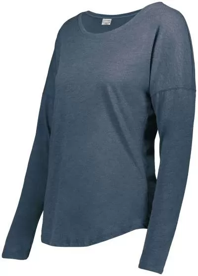 Augusta Sportswear 3077 Ladies Lux Tri-Blend Long Sleeve Shirt