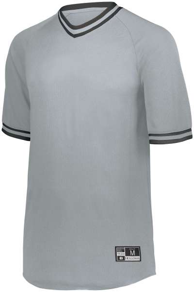 Holloway 221021 Retro V-Neck Baseball Jersey