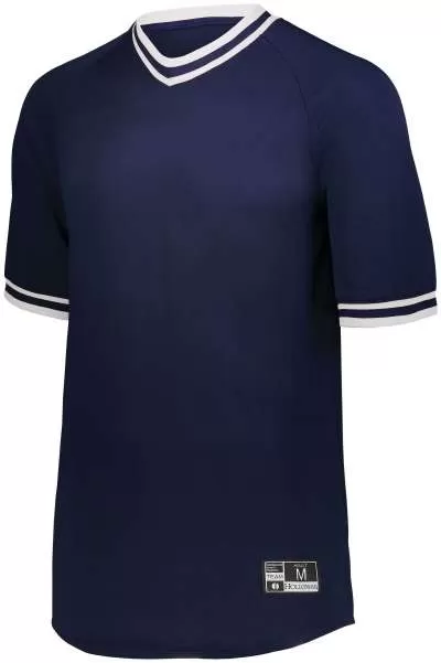 Holloway 221021 Retro V-Neck Baseball Jersey
